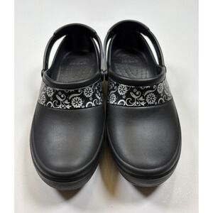 Crocs Shoes Womens 7 Mercy Slingback Work Clogs Black EVA Comfort Nurse Chef